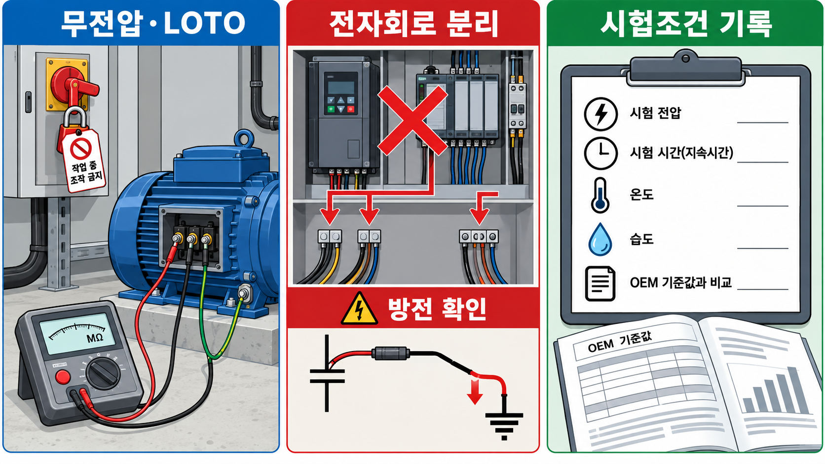 M03 절연저항 측정 안전 안내